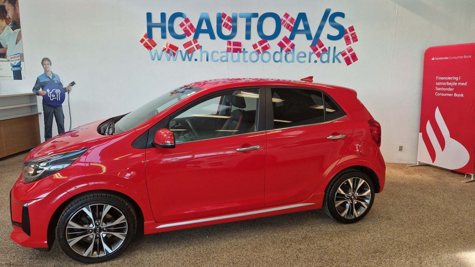 Rød Kia Picanto fra 2021