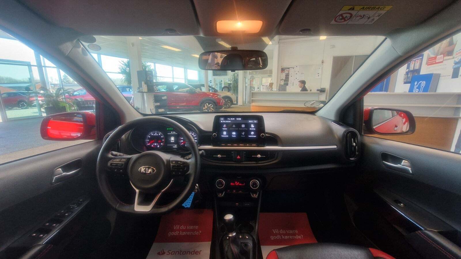 Rød Kia Picanto fra 2021