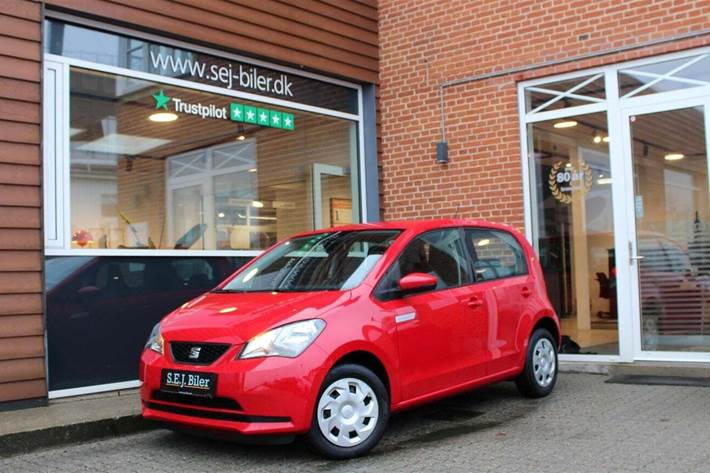 Rød Seat Mii fra 2021