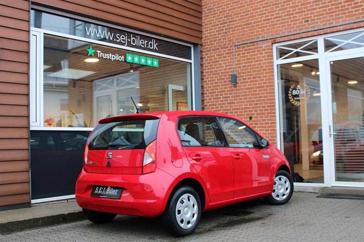 Rød Seat Mii fra 2021