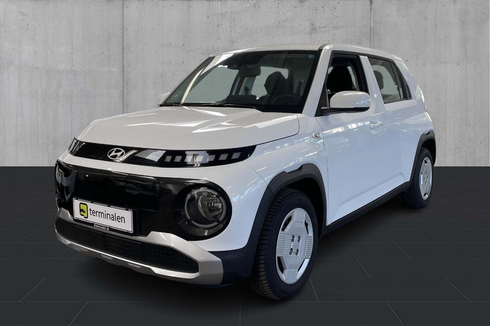 Hvid Hyundai Inster fra 2025