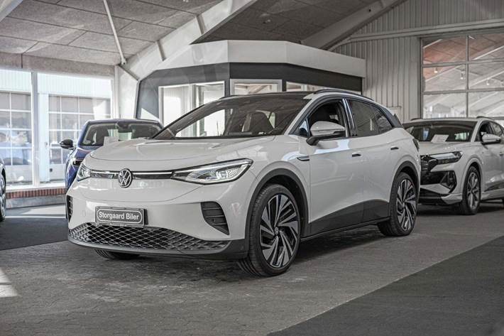 Hvid VW ID.4 fra 2021