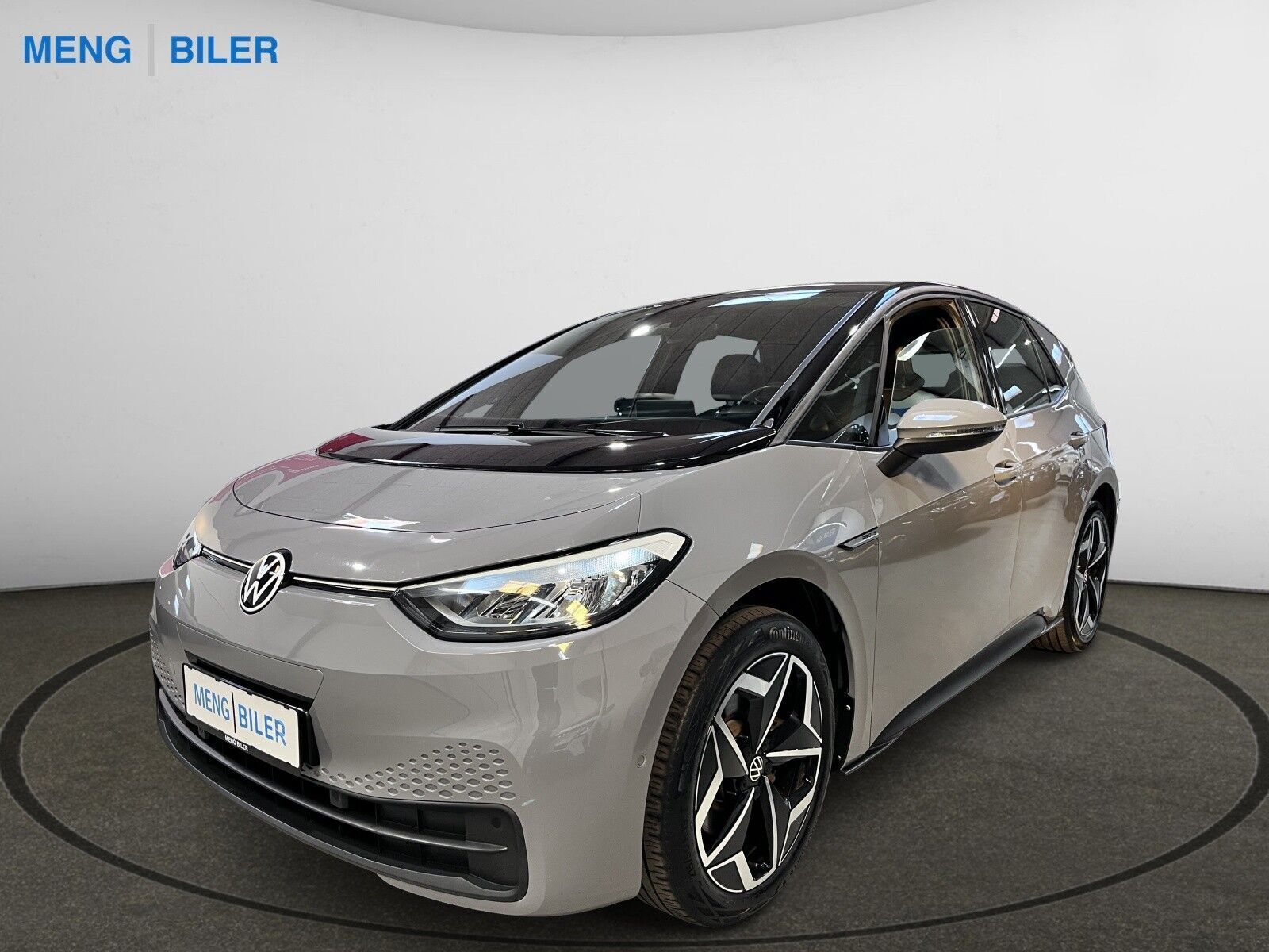 Grå VW ID.3 fra 2022 set udefra