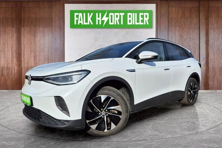 Hvid VW ID.4 fra 2022 set udefra