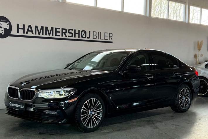 Sort BMW 530e fra 2018