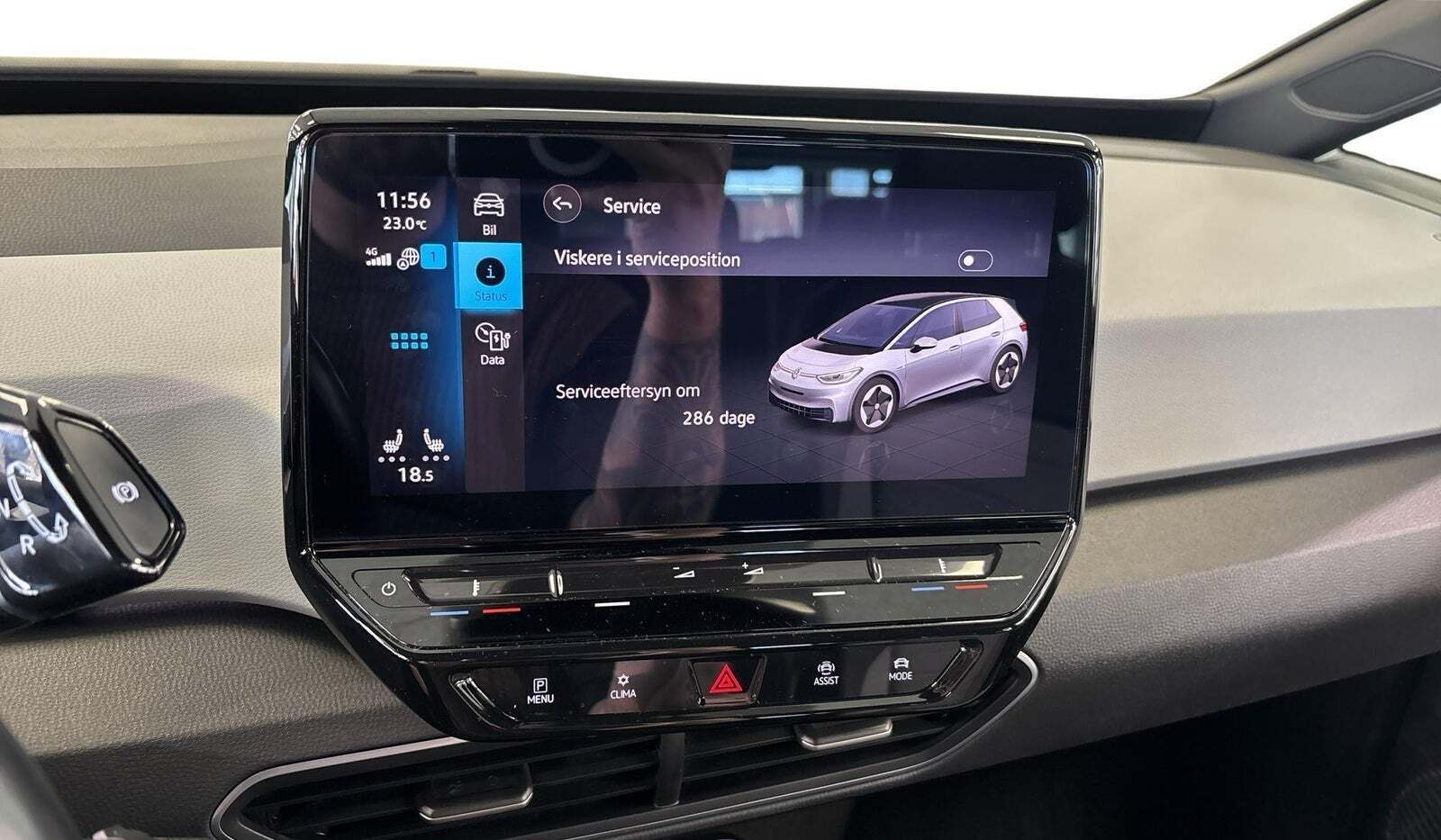 Sølv VW ID.3 fra 2022