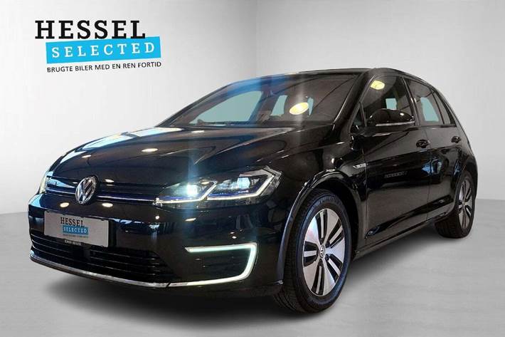 Sort VW e-Golf VII fra 2021 set udefra