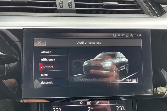 Sort Audi e-tron fra 2020