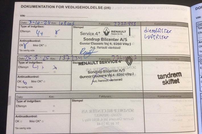 Hvid Renault Megane IV fra 2020