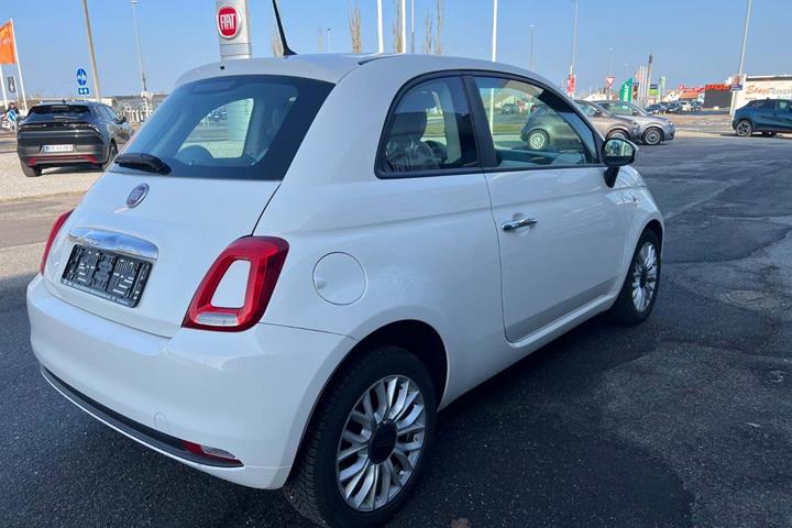 Hvid Fiat 500 fra 2016