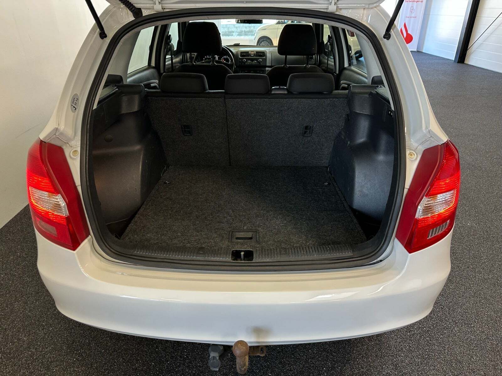 Hvid Skoda Fabia fra 2013