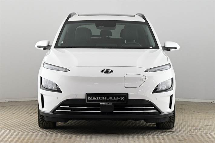 Hvid Hyundai Kona fra 2021