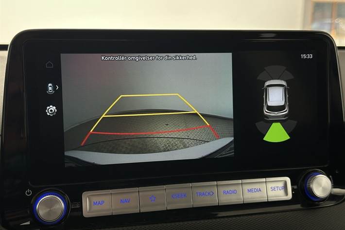 Hvid Hyundai Kona fra 2021