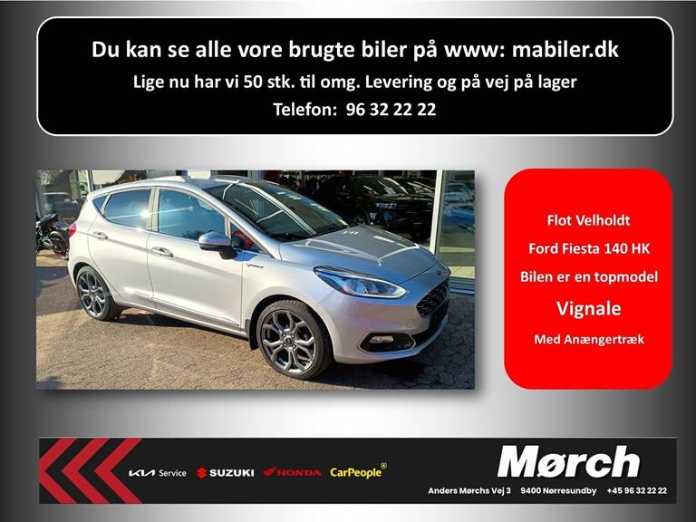 Ford Fiesta 1,0 EcoBoost Vignale 140HK 5d