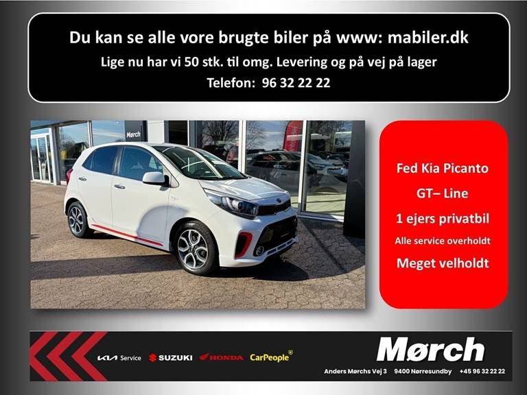 Kia Picanto 1,0 MPI GT-Line 67HK 5d