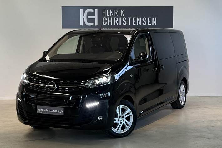 Sort Opel Zafira-e Life fra 2023