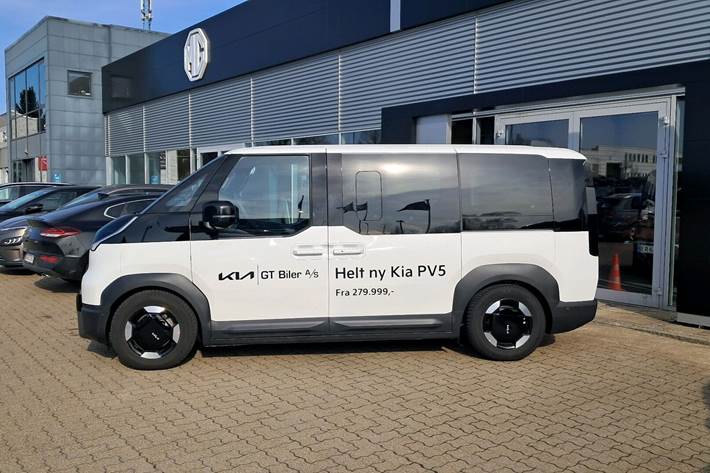 Hvid Kia PV5 fra 2026