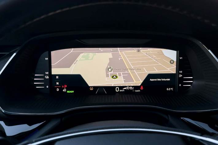 Grå Skoda Octavia fra 2021