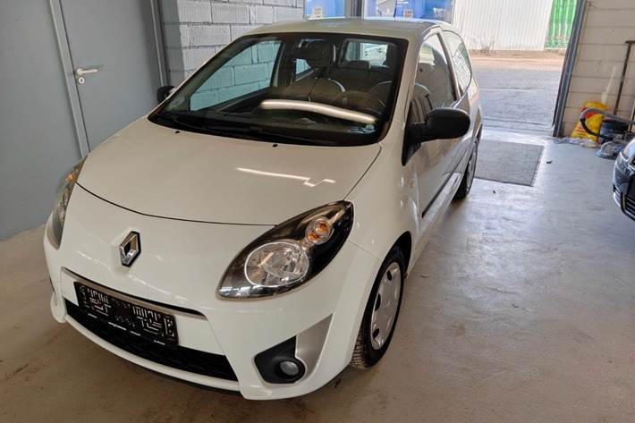 Gul Renault Twingo fra 2011