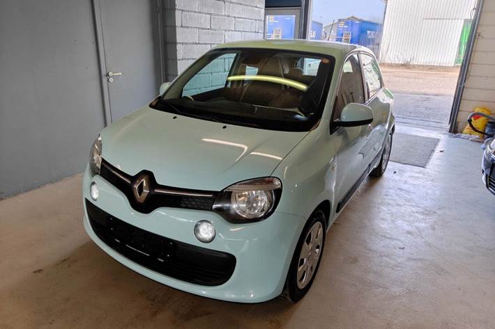 Gul Renault Twingo fra 2016