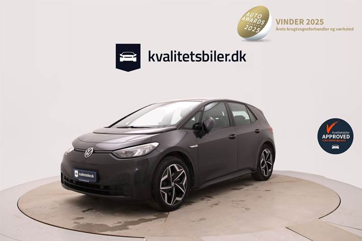 Grå VW ID.3 fra 2022 set udefra