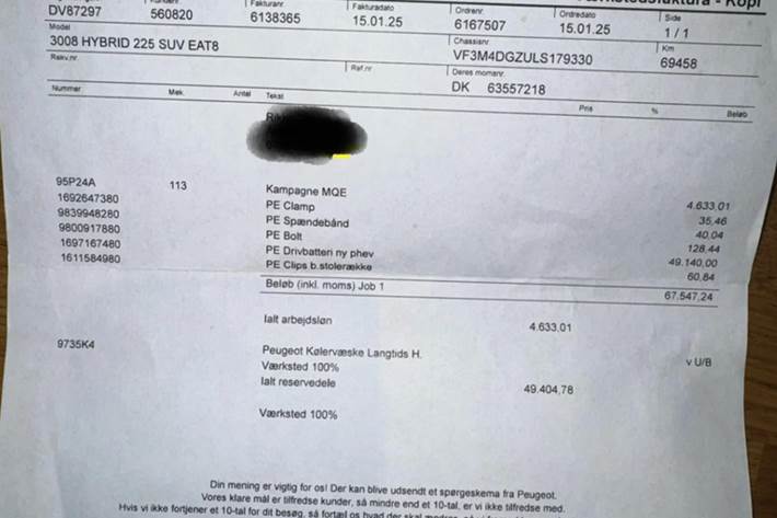 Sort Peugeot 3008 fra 2020