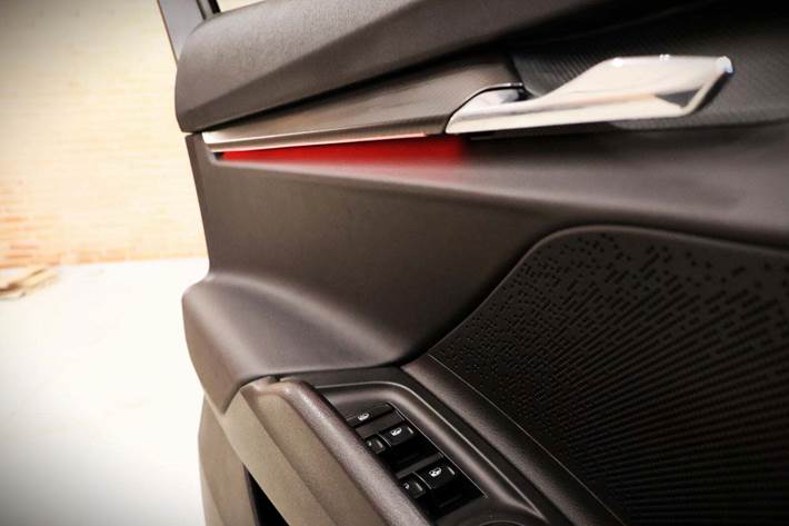 Grå Skoda Enyaq fra 2022