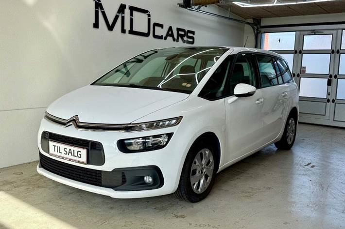 Hvid Citroën Grand C4 Picasso fra 2017 set udefra