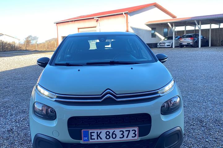 Grøn Citroën C3 fra 2020
