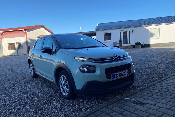 Grøn Citroën C3 fra 2020
