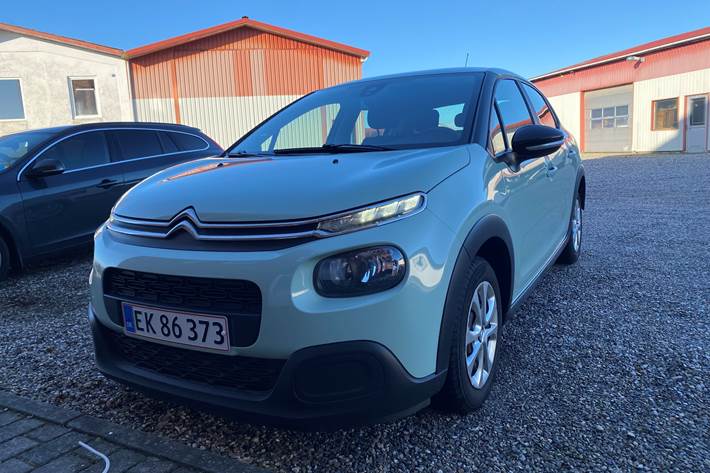 Grøn Citroën C3 fra 2020