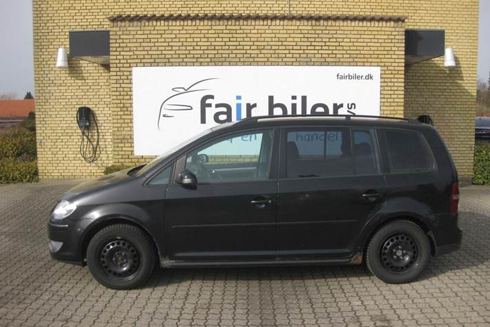 Sort VW Touran fra 2007