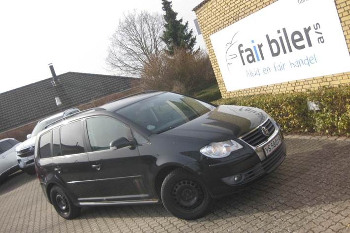 Sort VW Touran fra 2007