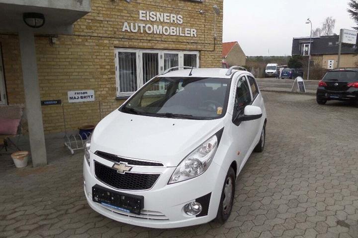 Hvid Chevrolet Spark fra 2011