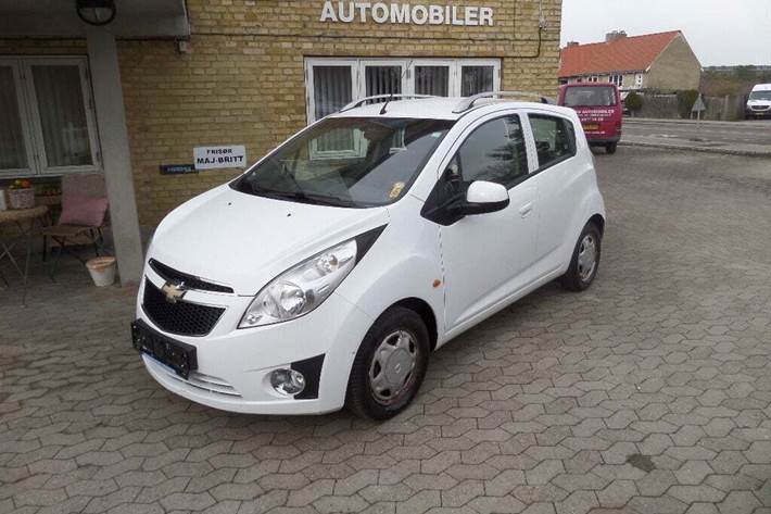Hvid Chevrolet Spark fra 2011