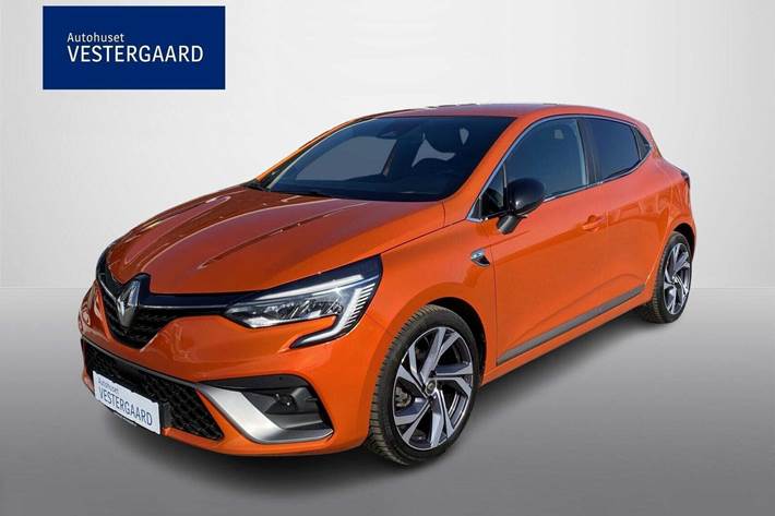 Orange Renault Clio V fra 2020