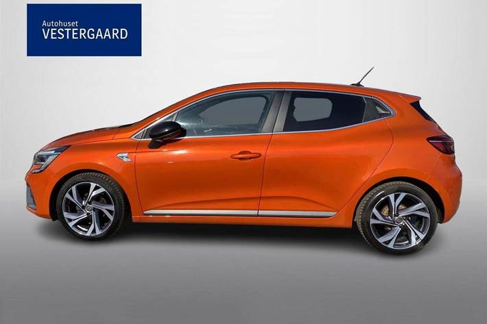 Orange Renault Clio V fra 2020