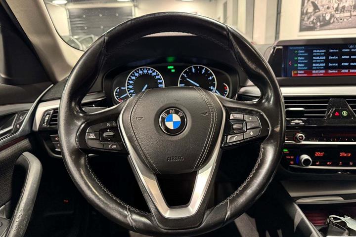 Brun BMW 520d fra 2018