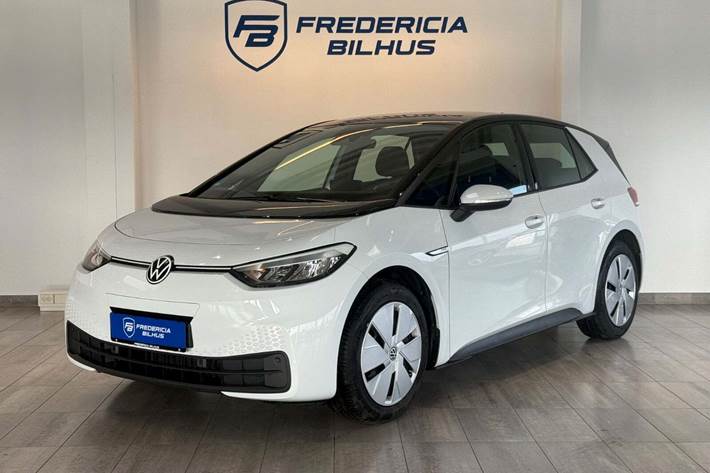Hvid VW ID.3 fra 2020 set udefra