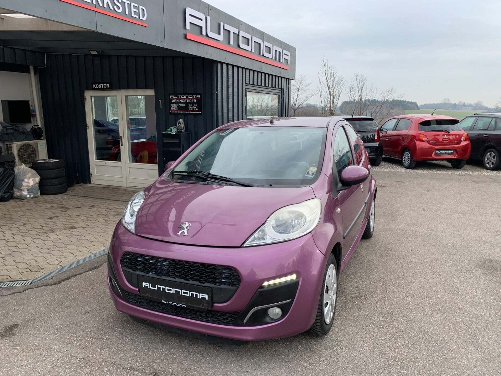 Lilla Peugeot 107 fra 2013