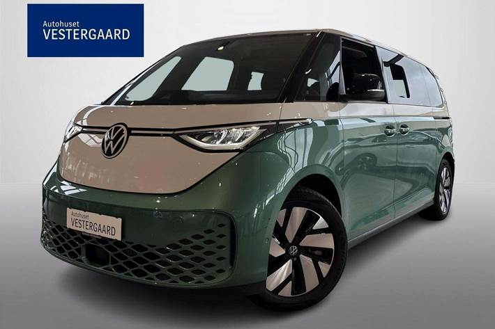 Hvid VW ID.Buzz fra 2025 set udefra