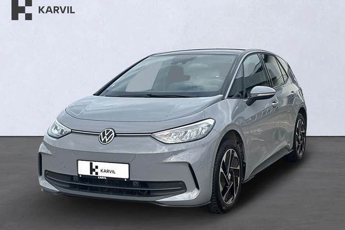 Grå VW ID.3 fra 2024 set udefra