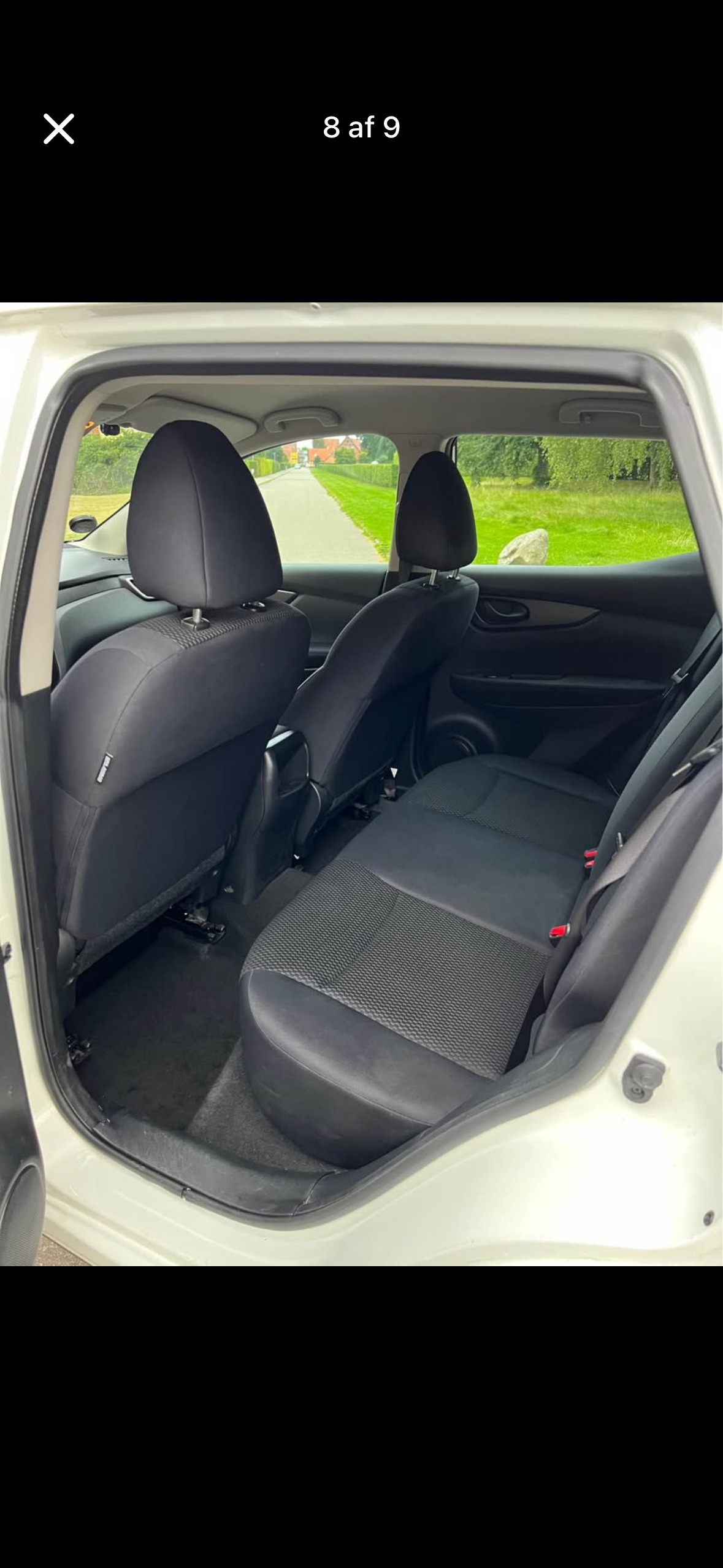 Hvid Nissan Qashqai fra 2014