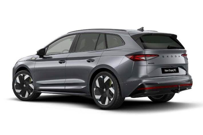 Grå Skoda Enyaq fra 2026