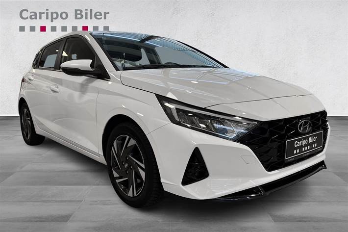 Hvid Hyundai i20 fra 2022