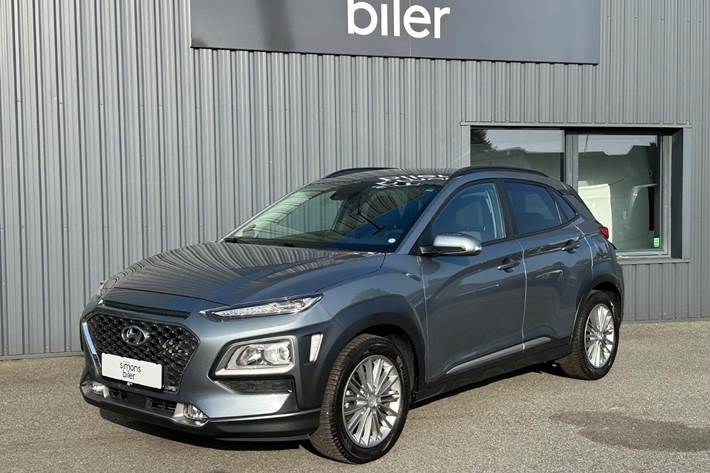 Grå Hyundai Kona fra 2020