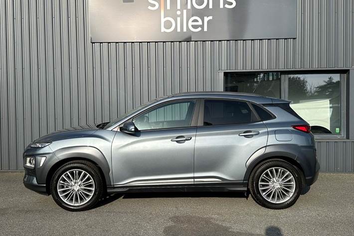 Grå Hyundai Kona fra 2020