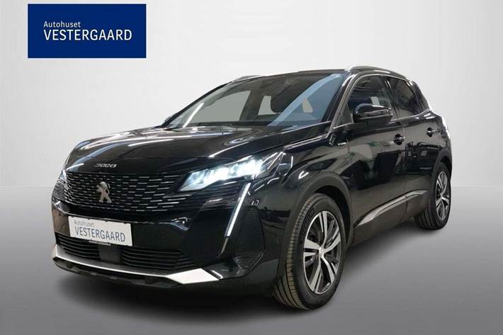 Sort Peugeot 3008 fra 2021 set udefra