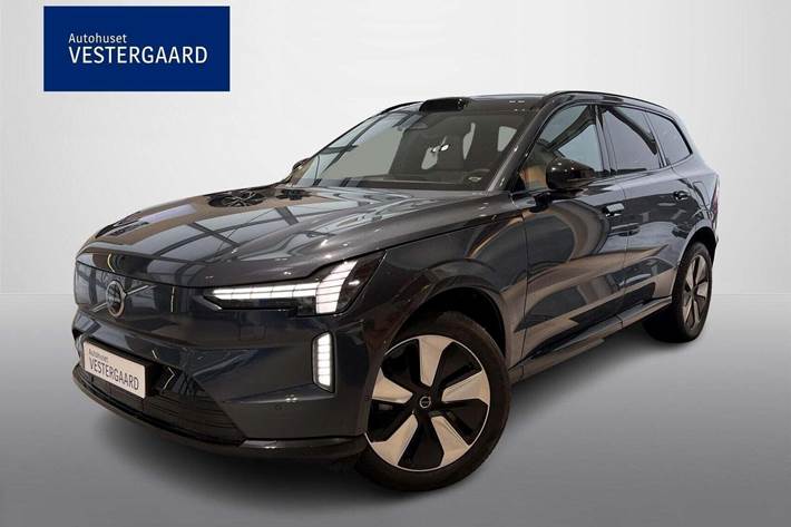 Blå Volvo EX90 fra 2025