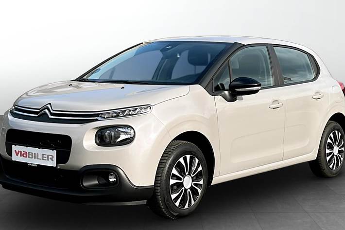 Grå Citroën C3 fra 2018 set udefra